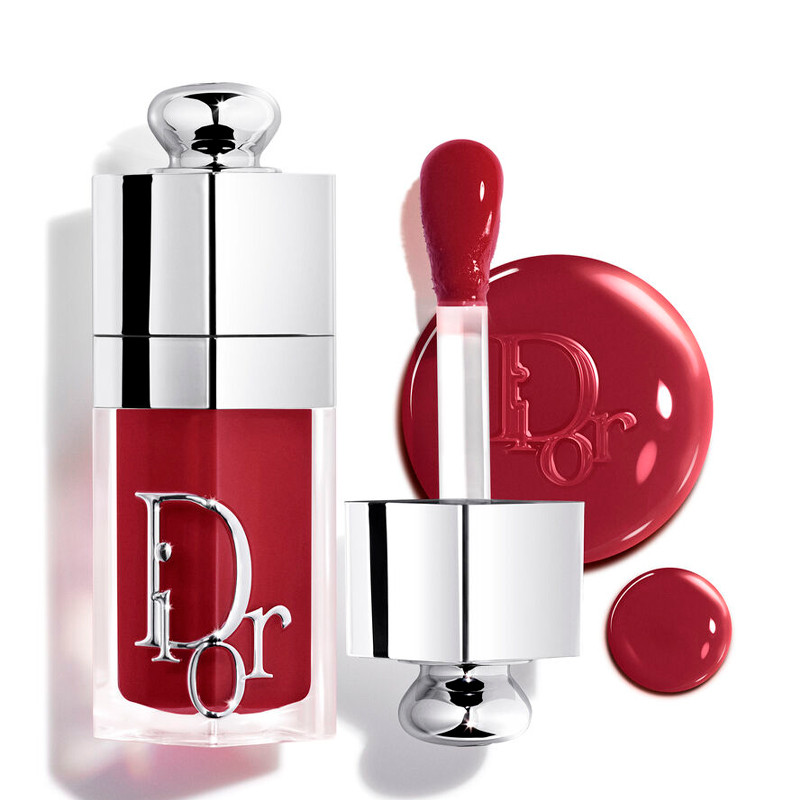 Dior 104 Black Cherry Gloss Addict Lip Glow Oil 24-Hour Moisturizing Lip Oil - 3 Ultra-Glossy Finishes