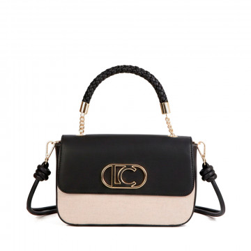 two-tone-faux-leather-flap-shoulder-bag