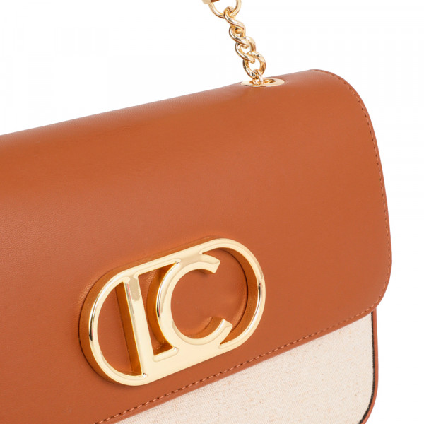two-tone-faux-leather-flap-shoulder-bag