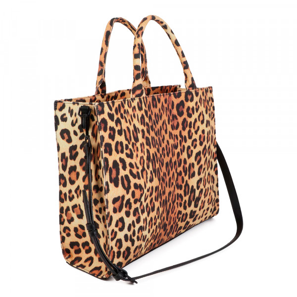 leopardenmuster-stofftasche