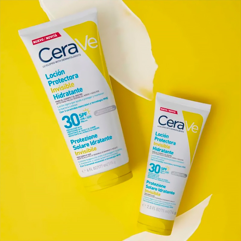 Cerave Loción Protectora Invisible Hidratante Spf30+ 75ml – imagen 3