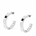 Hoop Earrings with Crystals