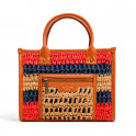 sac bandouli&egrave;re en raphia