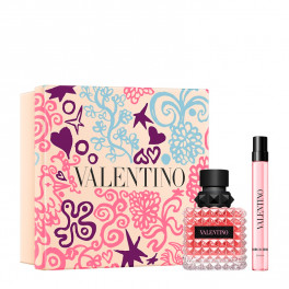 valentino valentino donna born in roma pink pp woda perfumowana 50 ml   zestaw  