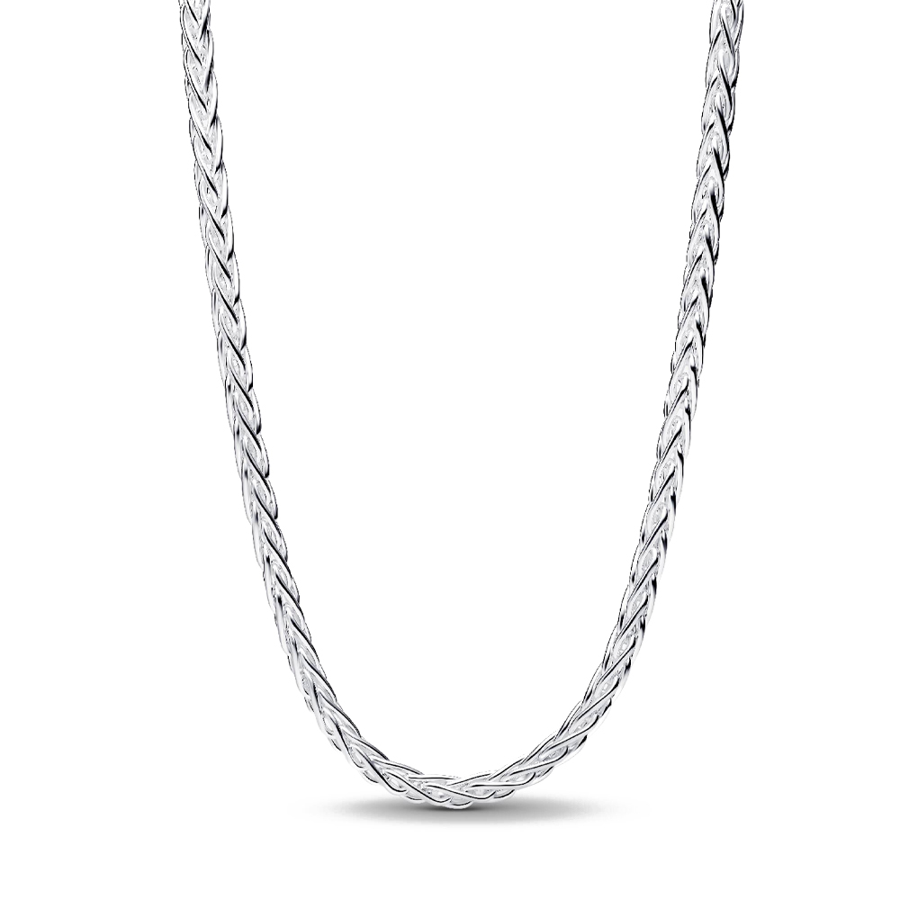 Pandora Collar Cadena de Espiga con Cierre en Pavé 394463C01