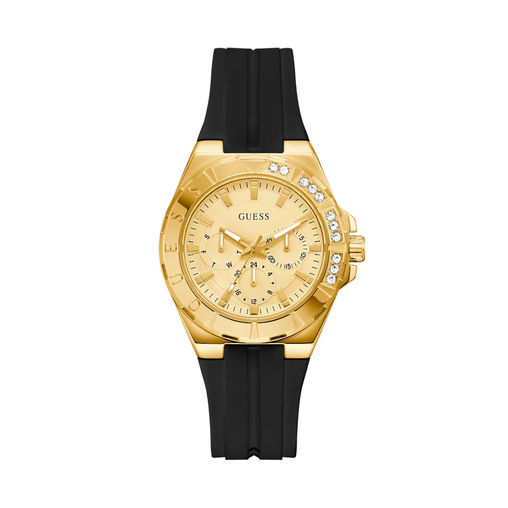 Guess Women's Gold/Black Watches Gw1034l2 Watch