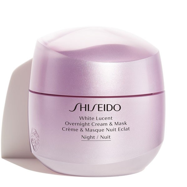 Hvid Lucent Natcreme & Maske