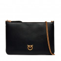 FLAT CLASSIC VITELLO SETA CROSSBODY BAG