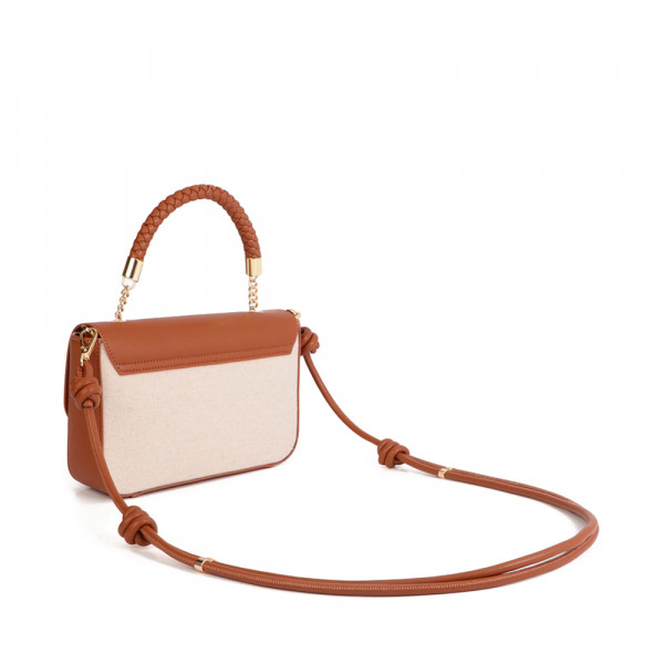 two-tone-faux-leather-flap-shoulder-bag