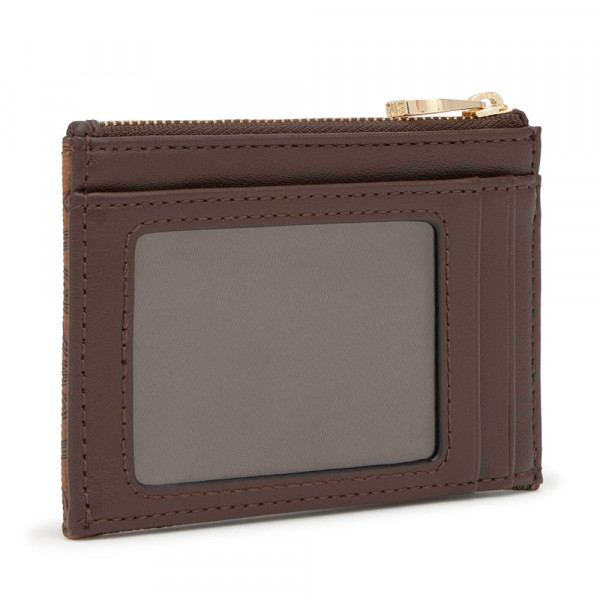 kaos-mini-lines-brown-card-holder-wallet