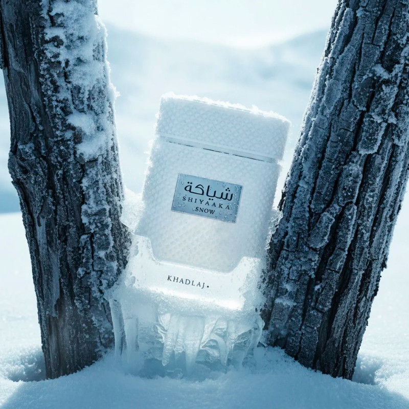 Khadlaj Perfumes Shiyaaka Snow Edición Especial Eau De Parfum para hombre, 100 ml, fragancia fresca cítrica y especiada con mandarina, neroli y vetiver – imagen 2