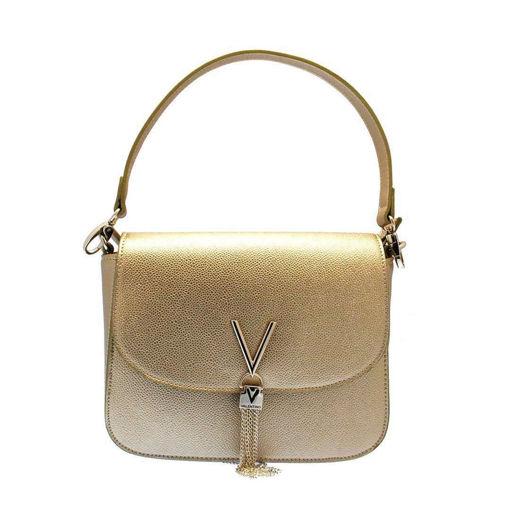 Valentino Handbags Women's Gold/Golden Bags, Toiletry Bags And Suitcases For Divine Shoulder Bag