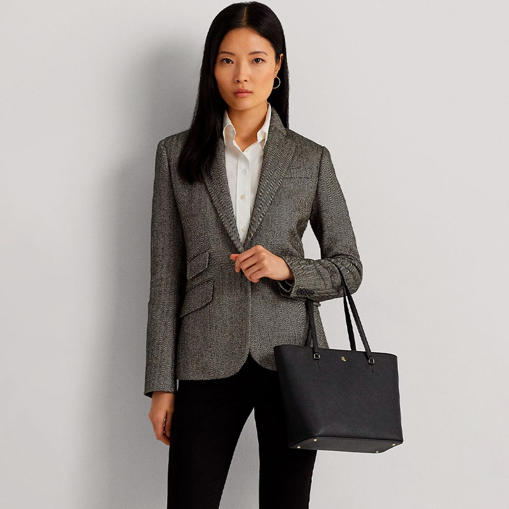 Lauren Ralph Lauren Shopper 'KARLY'  oro / negro – imagen 5