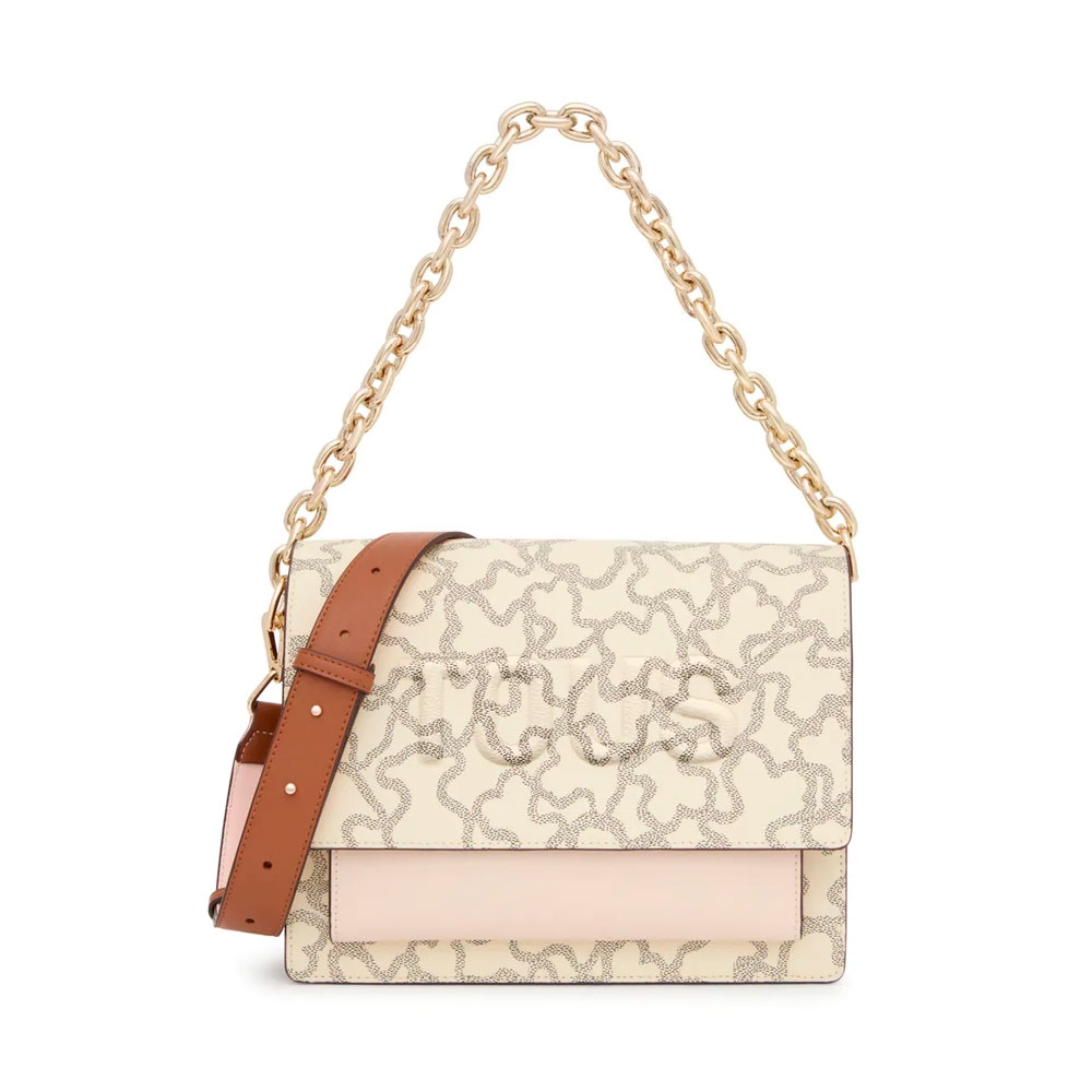 Tous Bandolera Tous Kaos Icon beige multicolor con logo