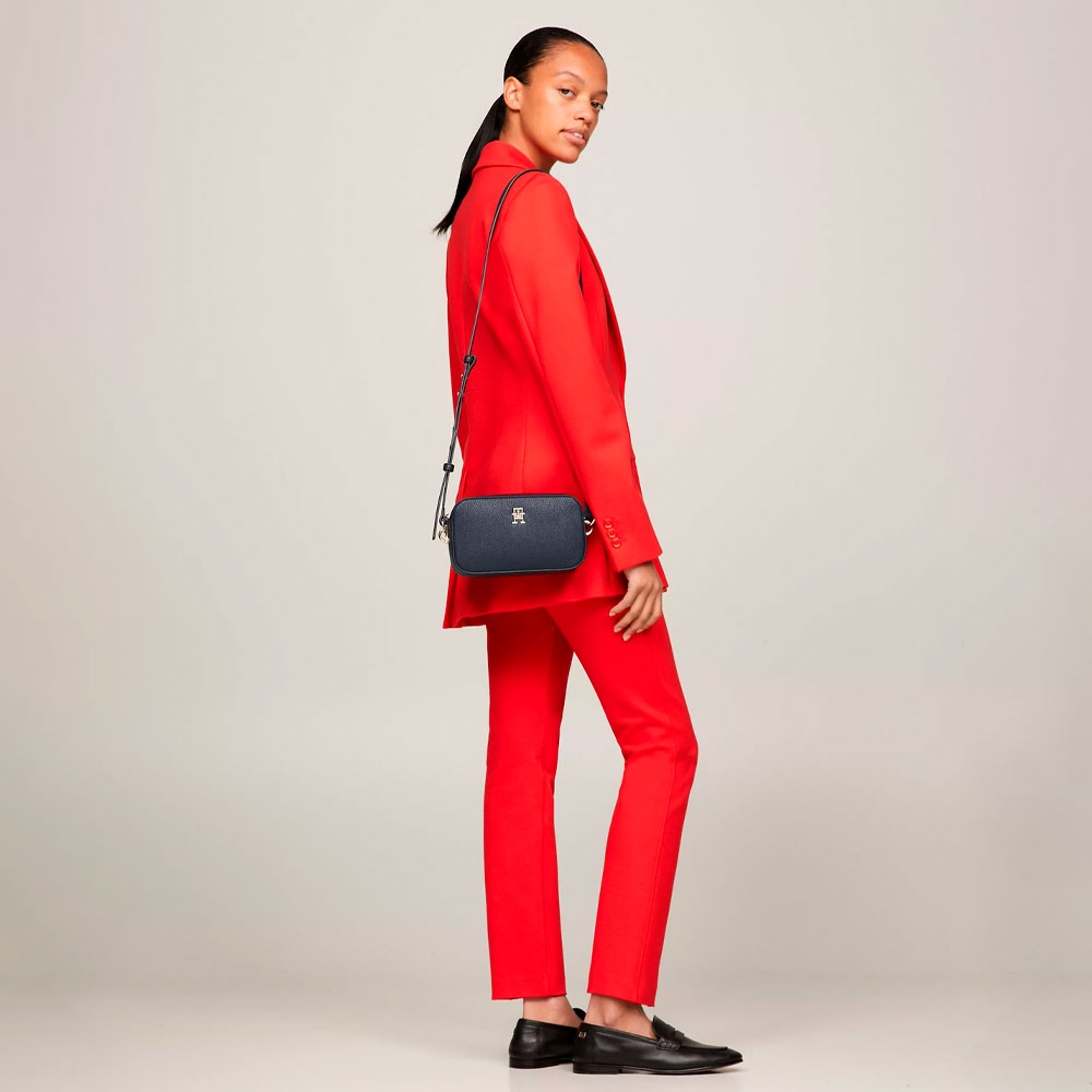 TOMMY HILFIGER Bolso de hombro  azul noche / oro – imagen 5