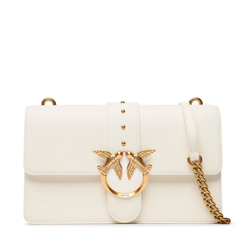 Pinko Women's Grain/Gold Bags, Toiletry Bags And Suitcases For Love One Classic Bag