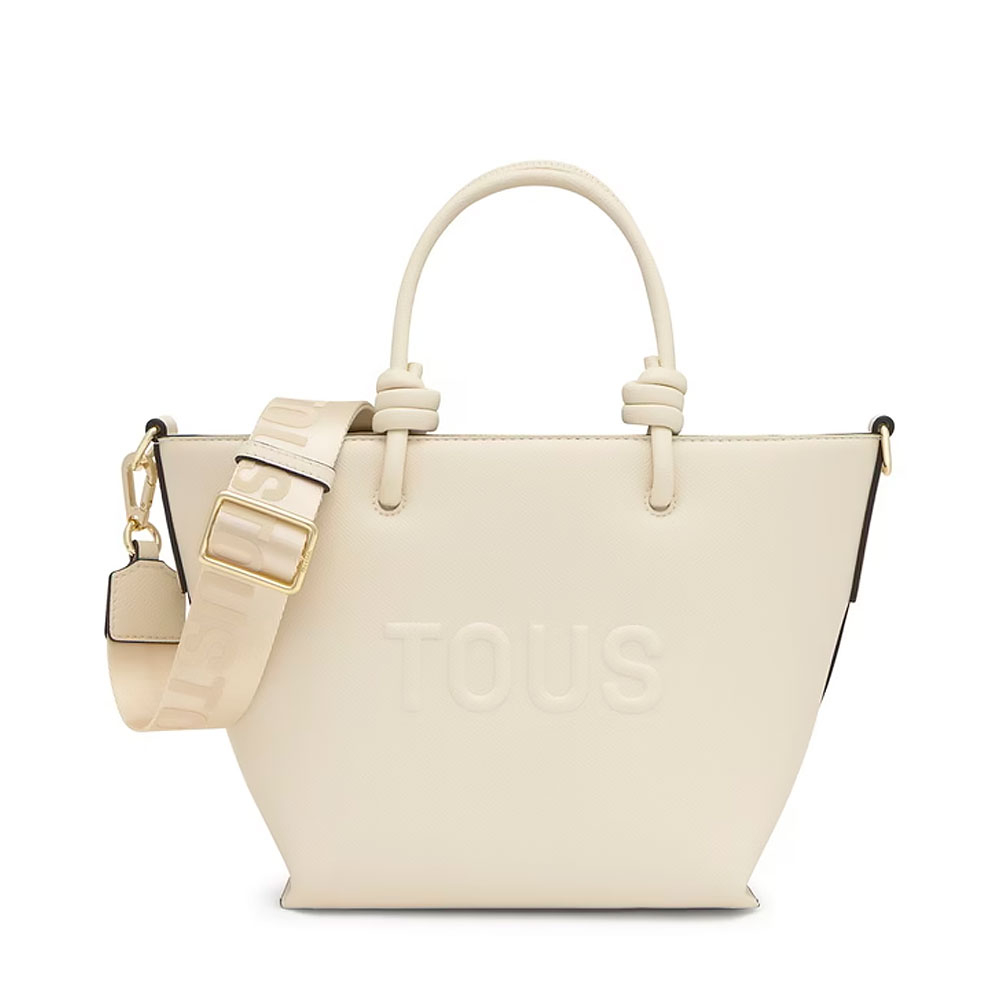 Tous Women's Beige Bags, Toiletry Bags And Suitcases For La Rue New Small Tote Bag By