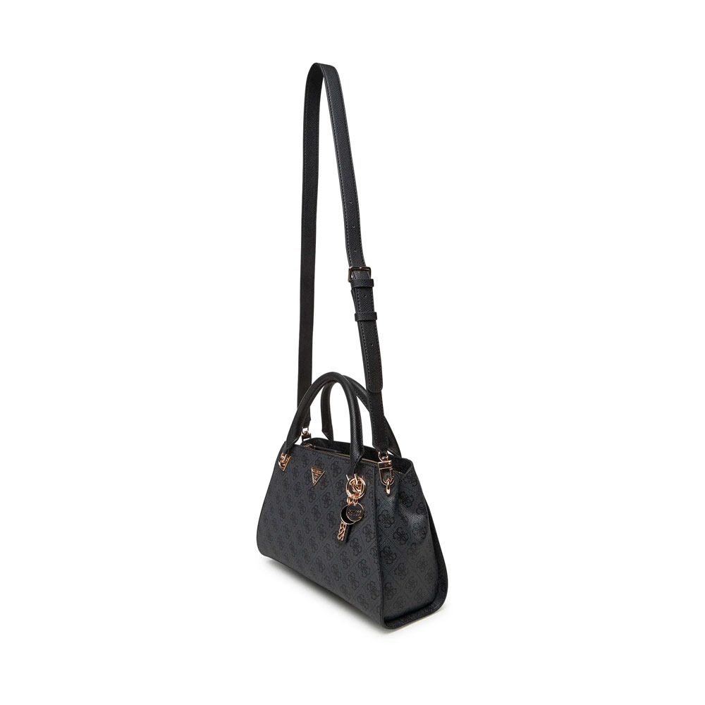 GUESS Bolso de mano 'NOELLE II'  grafito / negro – imagen 5