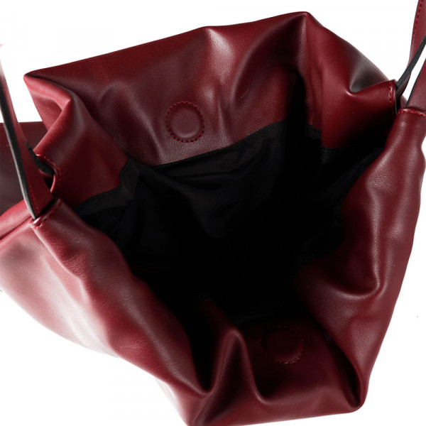 shopper-tasche-aus-kunstleder-mit-ovalem-lc-logo