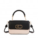two-tone-faux-leather-flap-shoulder-bag