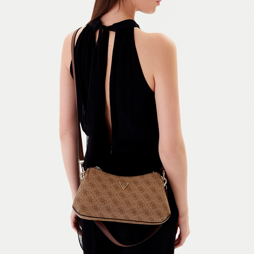 GUESS Bolso de hombro 'Noelle II'  marrón / marrón claro – imagen 5