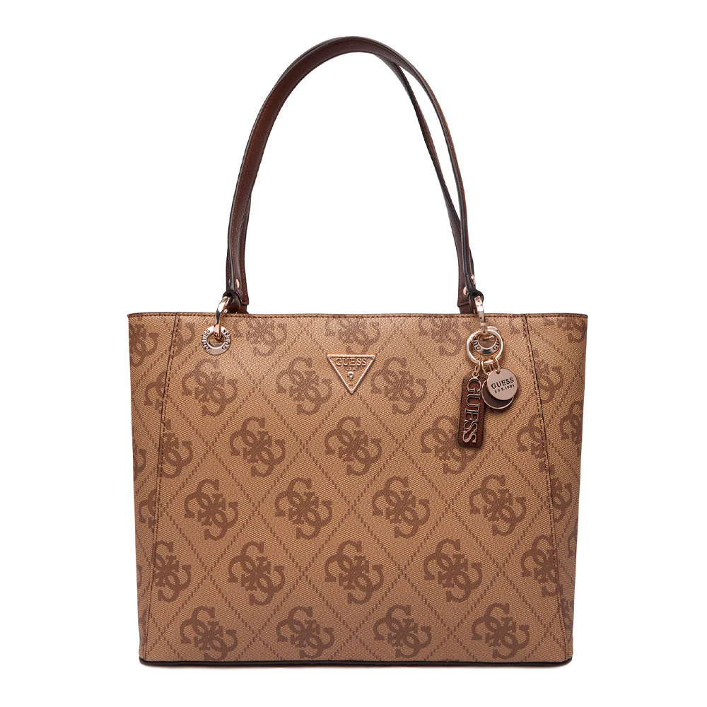 Guess Women's Gold Bags, Toiletry Bags And Suitcases For Noelle Ii Tote Bag Logo