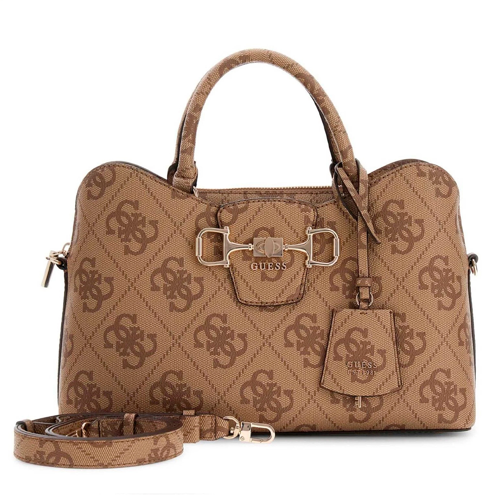 Guess Women's Bags, Toiletry Bags And Suitcases For Janie Logo Girlfriend Satchel Bag