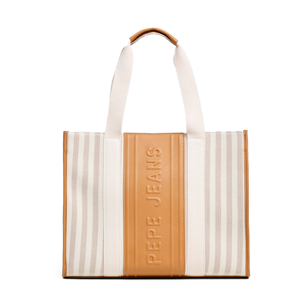 Pepe Jeans Women's Bags, Toiletry Bags And Suitcases For Striped Shopper Bag