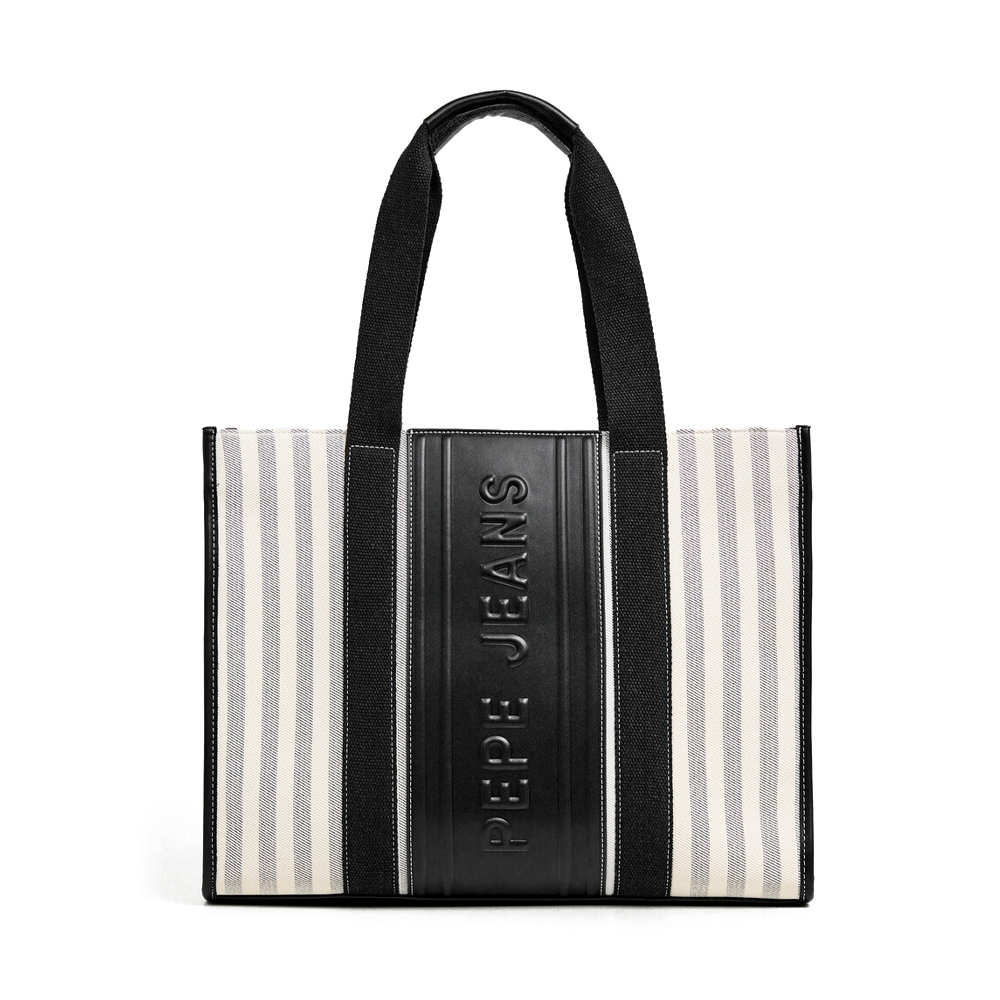 Pepe Jeans Women's Bags, Toiletry Bags And Suitcases For Striped Shopper Bag