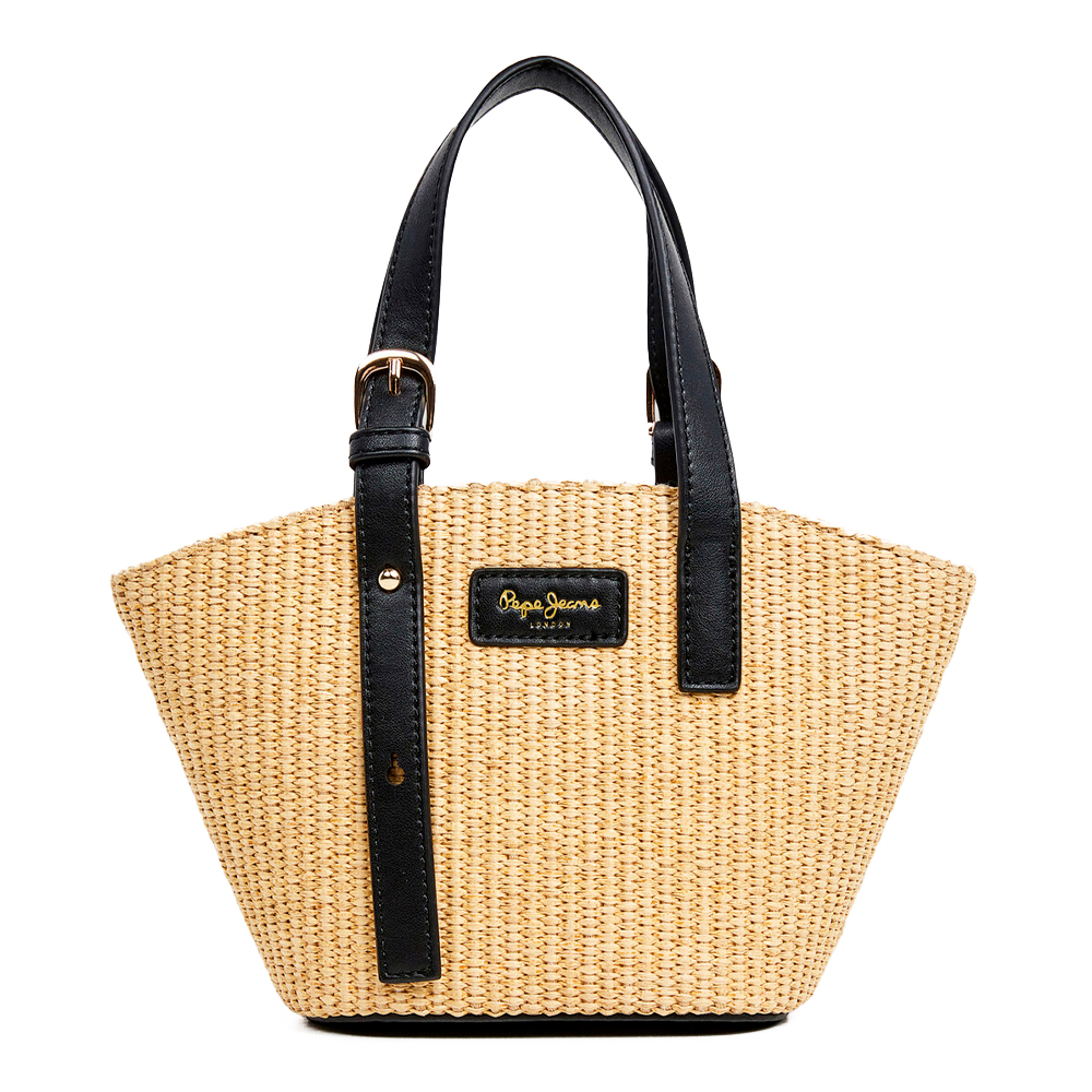 Pepe Jeans Women's Light Bags, Toiletry Bags And Suitcases For Raffia Shoulder Bag