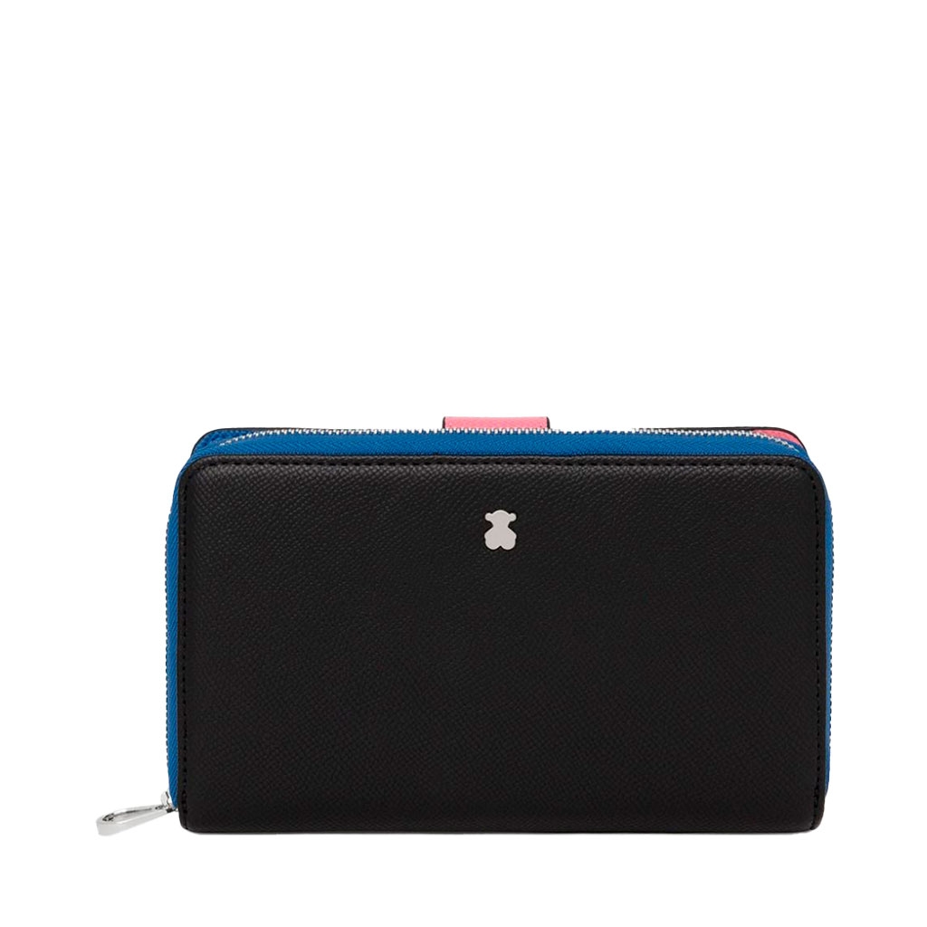 Tous Women's Black Wallets And Purses Medium Dubai Wallet With Closure