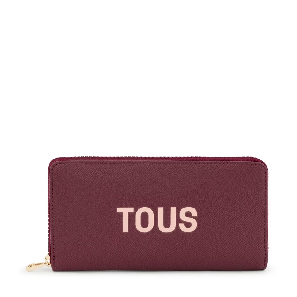 Tous Women's Light/Burgundy Wallets And Purses Halfmoon Wallet