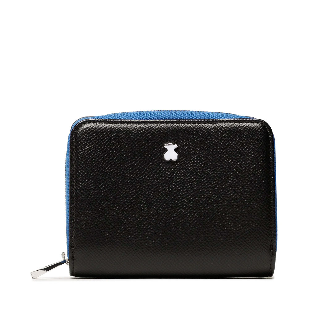 Tous Women's Black Wallets And Purses New Dubai Saffiano Leather Wallet