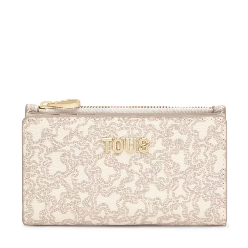 Tous Cartera Kaos Mini Lines Beige TOUS