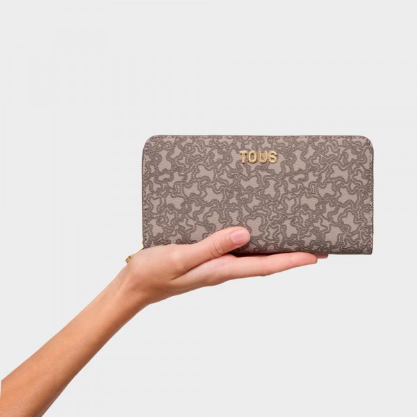 kaos-mini-lines-taupe-wallet