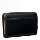 Cartera de piel mediana con cremallera