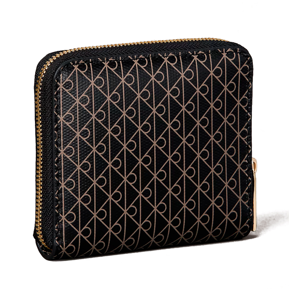 Calvin Klein Jeans Cartera cuadrada con cremallera en el contorno con RFID y logo – imagen 4