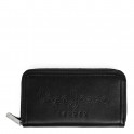 Wallet with zip closure