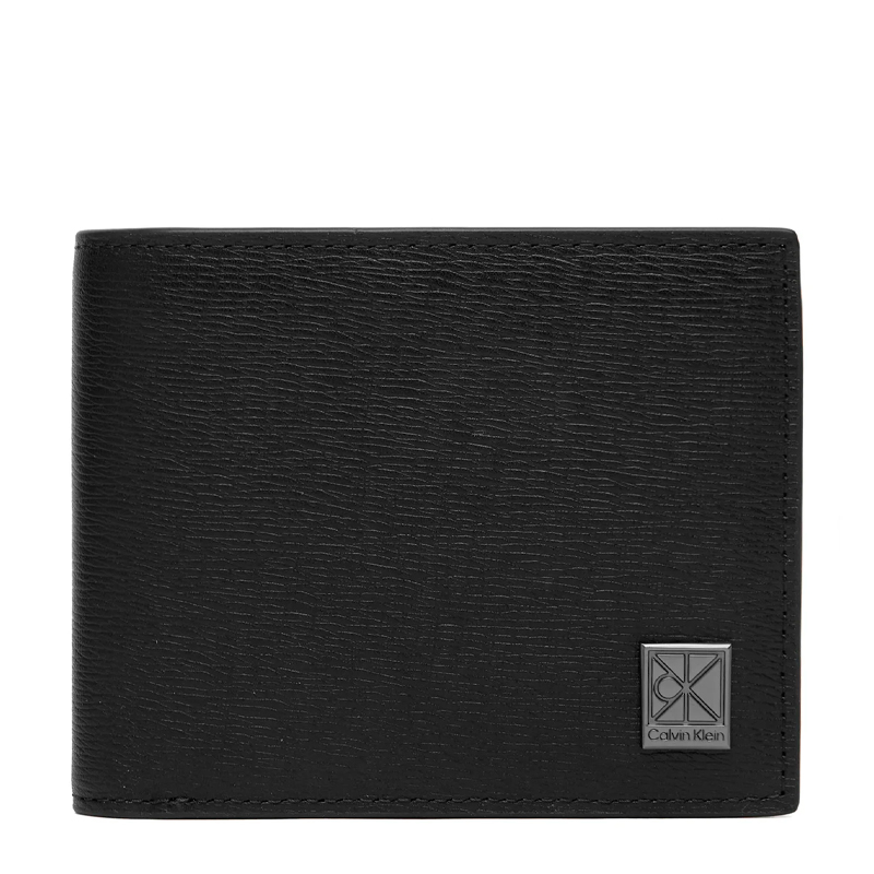 Calvin Klein Jeans Women's Wallets And Purses Textured Bifold Wallet With Emblem Logo