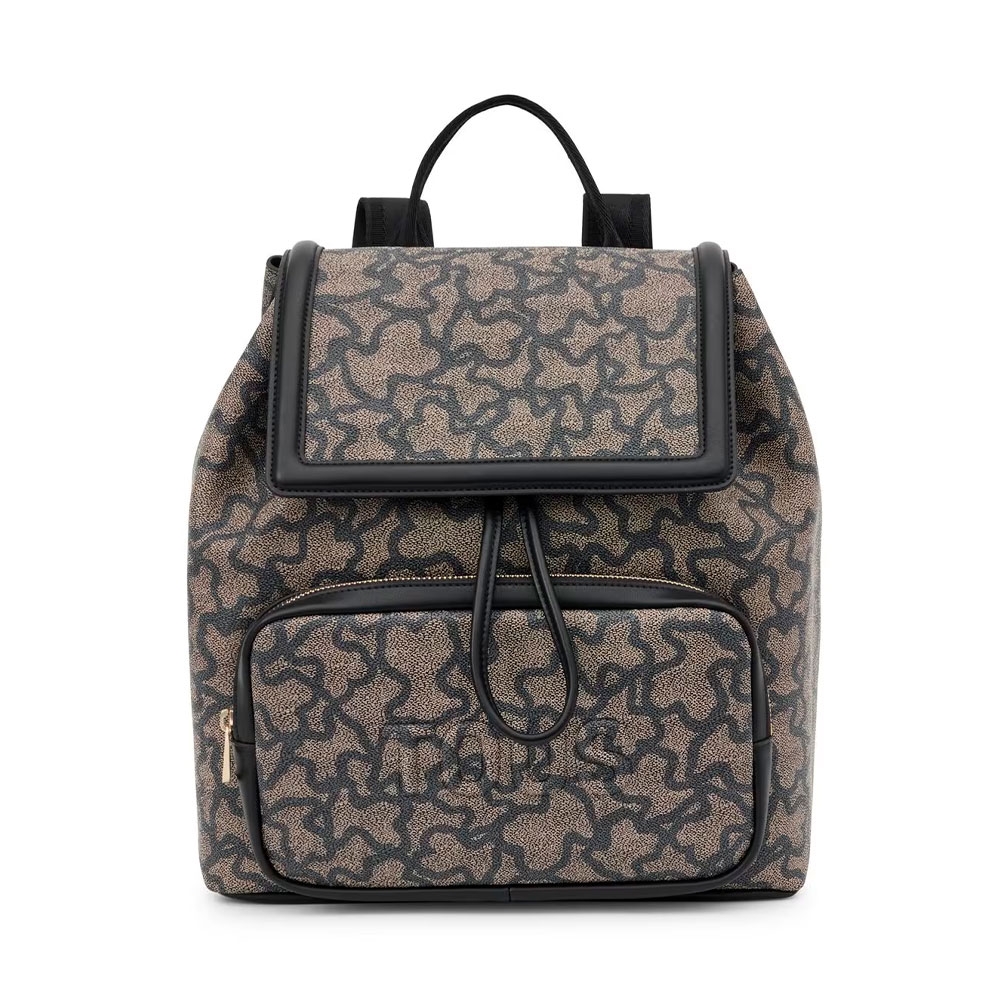 Tous Women's Black Backpacks And Fanny Packs For Kaos Icon Multicolor Backpack With Logo