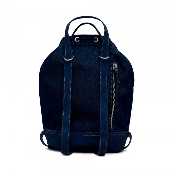 mittelgrosser-wandelbarer-bucket-rucksack-aus-denim