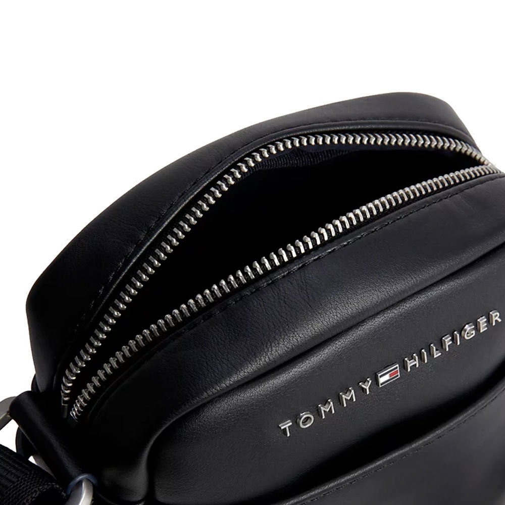 TOMMY HILFIGER Bolso de hombro  negro / blanco – imagen 5
