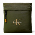 FLAT NYLON BAG WITH MONOGRAM LOGO