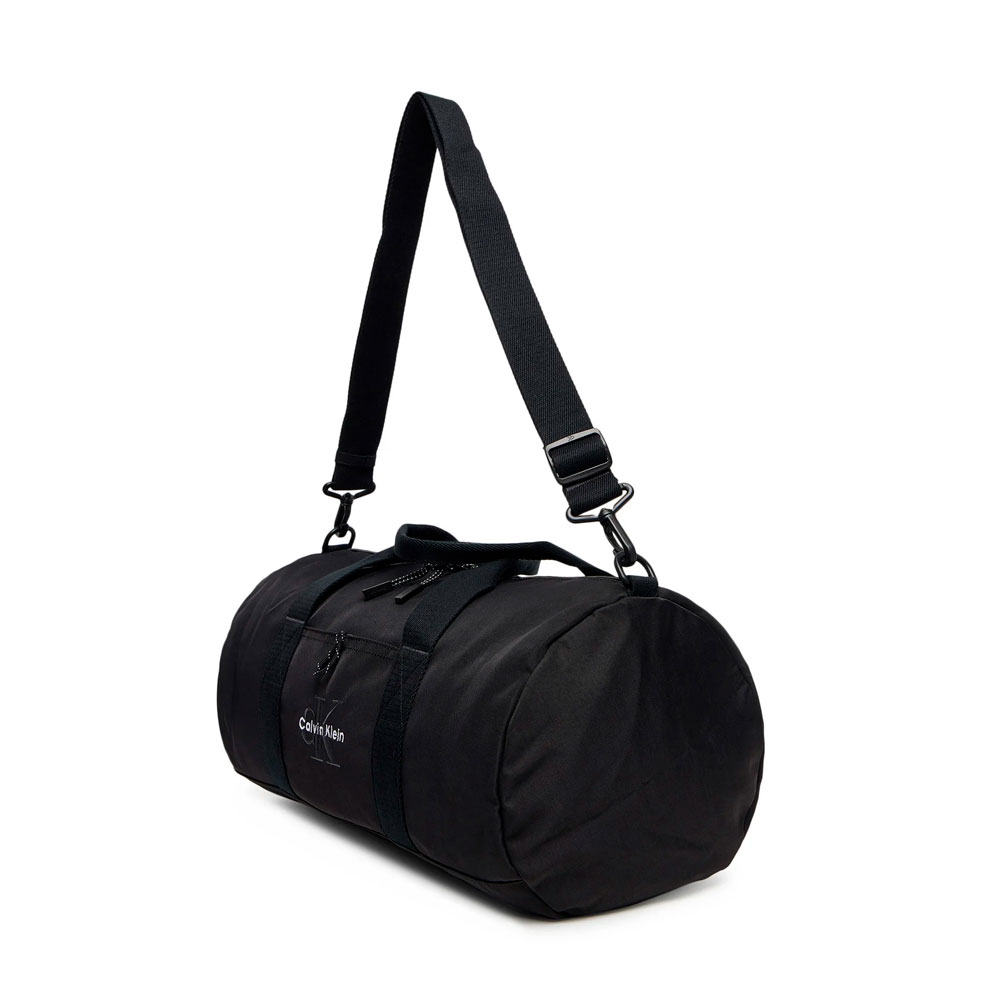 Calvin Klein Bolsa de viaje 'Monologo Embroidery Duffel'  gris oscuro / negro – imagen 4