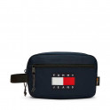 Toiletry bag with handle and large logo