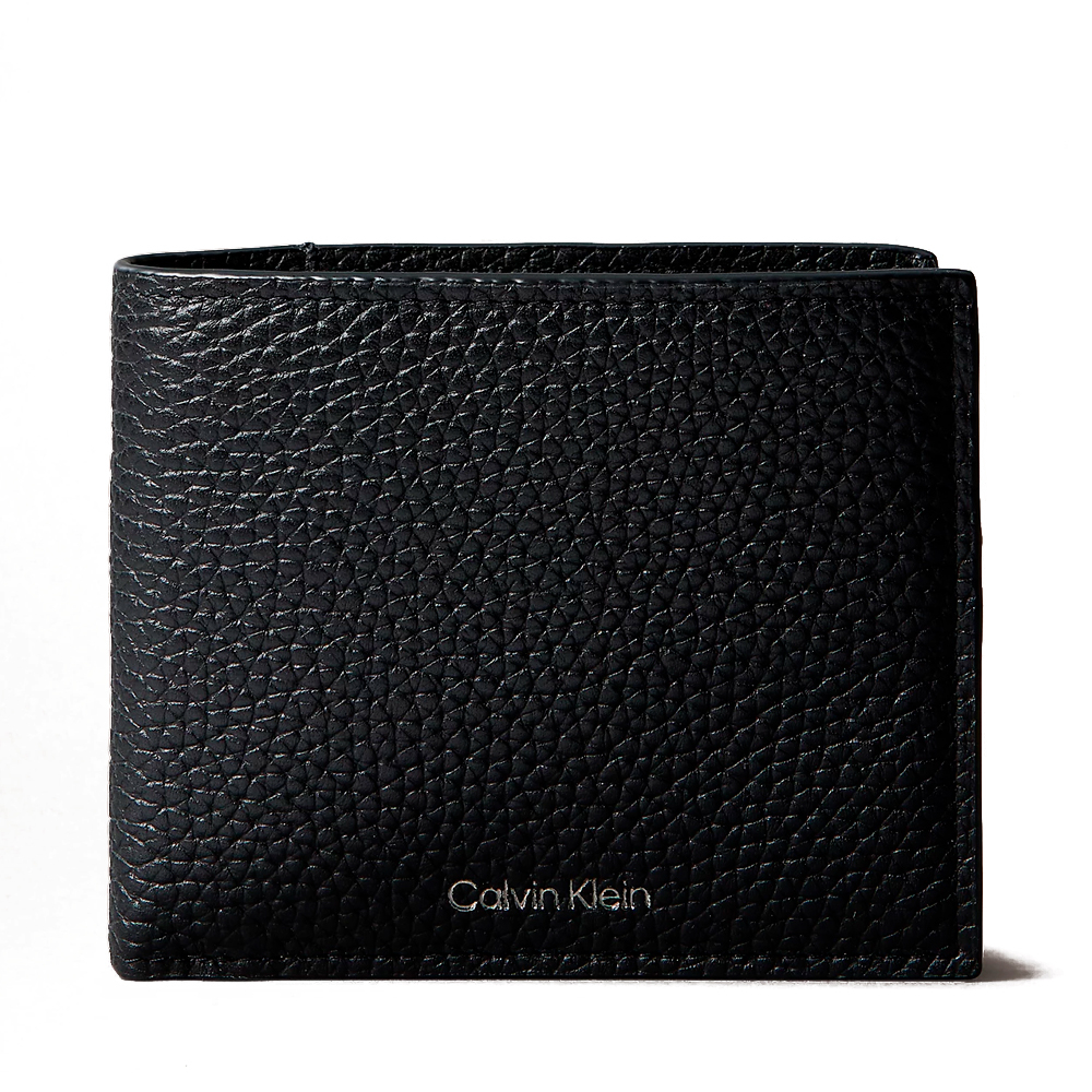 Calvin Klein Jeans Billetera plegada con logo grabado con monedero