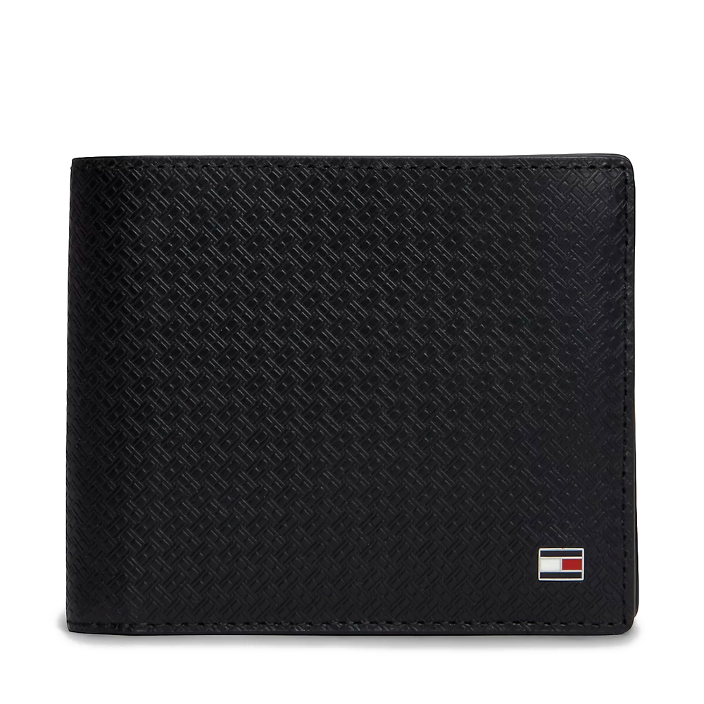 Tommy Hilfiger Bags Cartera de piel con logo en relieve