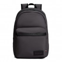 Mochila de lona com etiqueta de logotipo