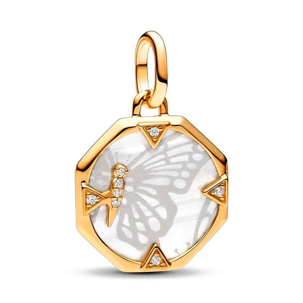 Pandora Charm Medallón Pandora ME Mariposa Anacarada 763366C01