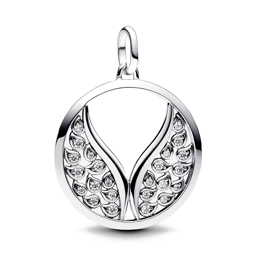 Pandora Silver Charms Me Large Wings Locket Charm 793371C01